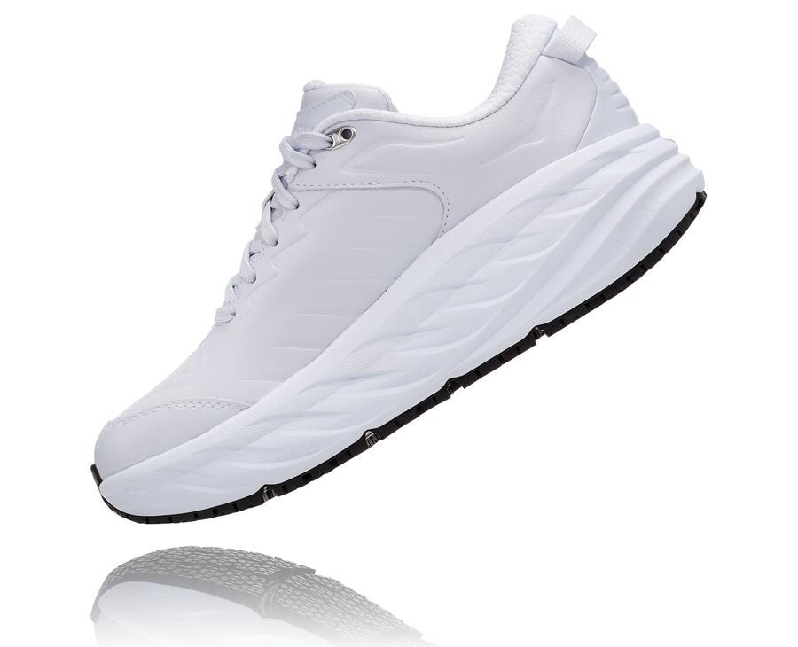 Tenis Hoka One One Mujer Blancos - Bondi Sr - ILGU71280